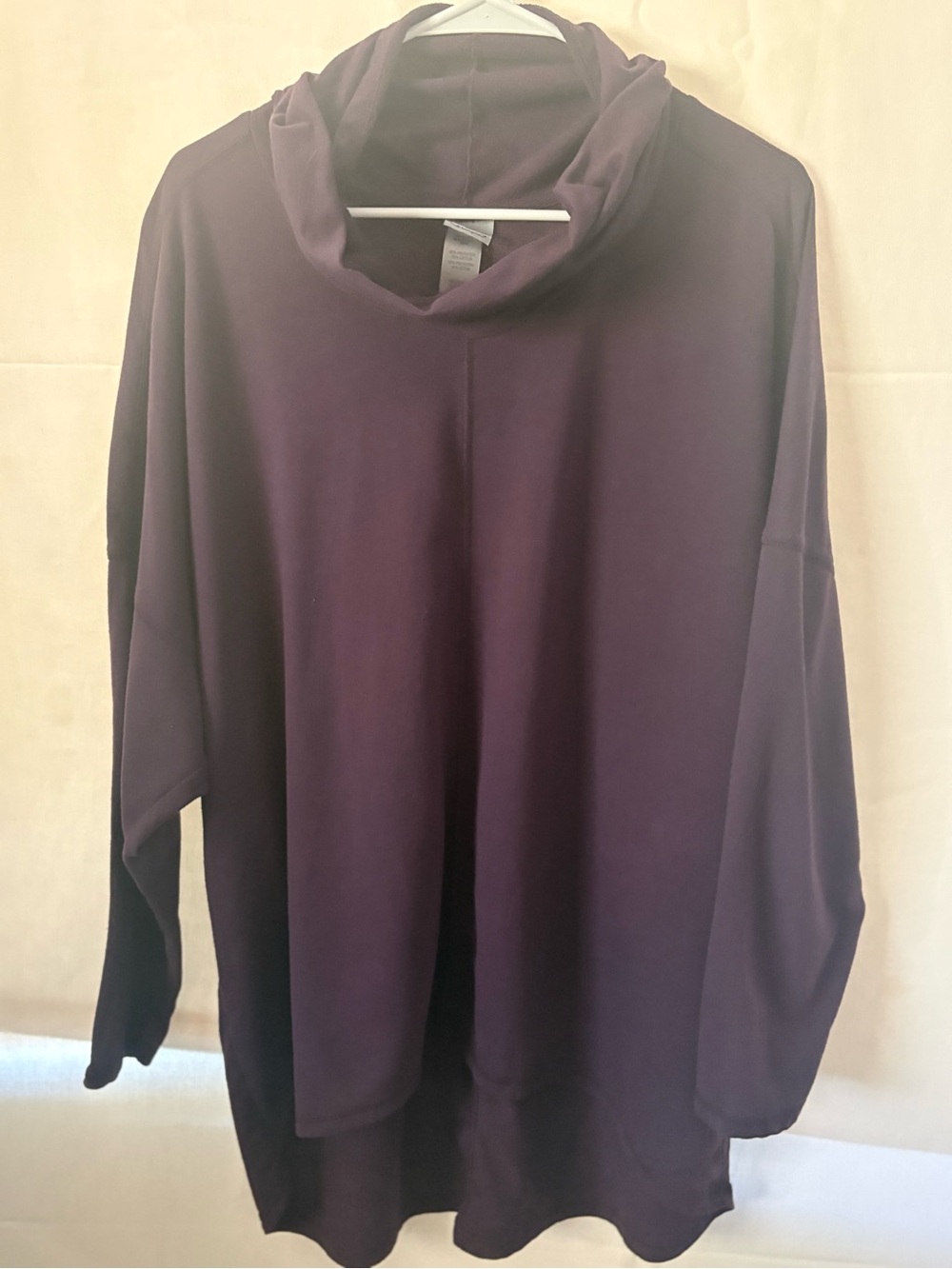 Champion Women's Purple Cowl Neck Sweatshirt